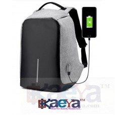 OkaeYa-Anti theft Travel Backpack Business Laptop Book School Bag with USB Charging Port for College Student Work Men & Women